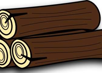 Farmeral Holz-Symbol ClipArt
