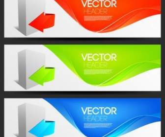 Flecha De Moda Banner Diseño Vector