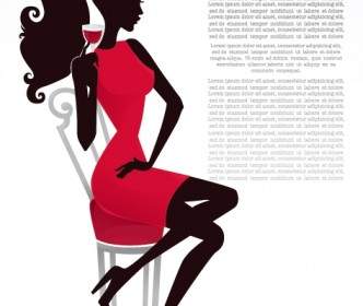 Fashion Beauty Silhouette Vector