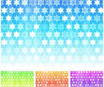 Fashion Colorful Background Vector Hexagonal