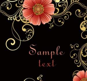 Fashion Floral Background Vector