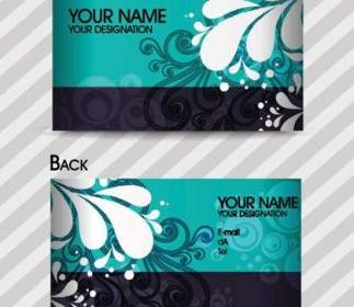 Fashion Pattern Card Template Vector