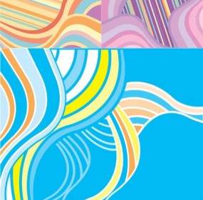Fashion Vector Wave Background
