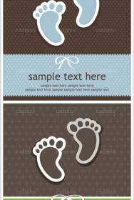 Feet Labels Vector