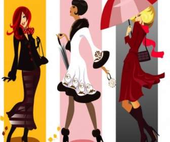 Female Characters Vector Fashion