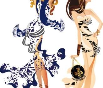 Female Fashion Illustrator Vector