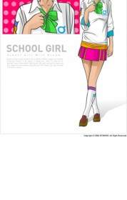 Female Student People Vector