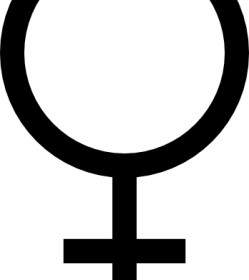 Weibliche Symbol ClipArt