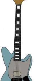 Fender Jagstang Guitar Clip Art