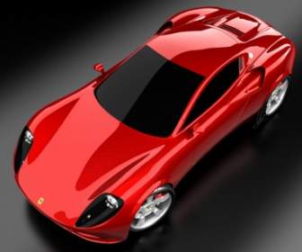 Ferrari Dino Konsept Tasarım Duvar Kağıdı Ferrari Arabalar