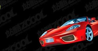 法拉利 F360 跑車車向量素材