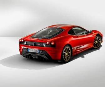 Mobil Ferrari Wallpaper Sudut Belakang Scuderia Ferrari