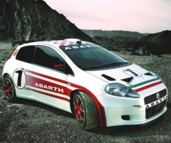 Fiat Grande Punto Abarth Front And Side Wallpaper Fiat Cars
