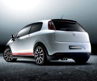 Fiat Grande Punto Abarth Belakang Dan Samping Wallpaper Mobil-mobil Fiat