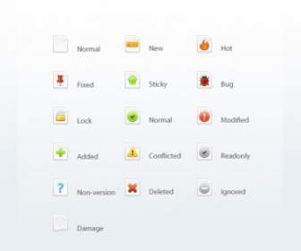 File Status Icons Icons Pack
