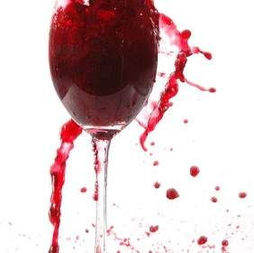Schönes Rot Wein Bild