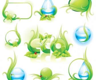 Fine Water Droplets Vector