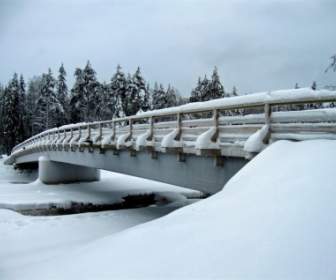Finland Bridge Stream