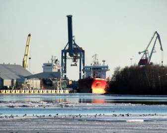 Finland Harbor Ship