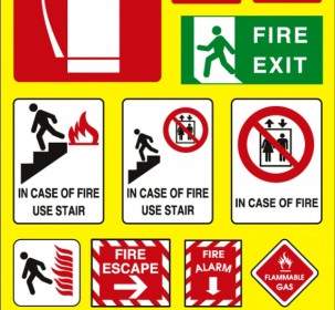 消防標誌向量
