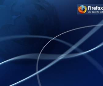 คอมพิวเตอร์ Firefox วอลล์เปเปอร์ของ Firefox สีน้ำเงิน