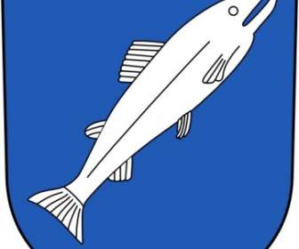 Fisch Wipp Rheinau Wappen ClipArt