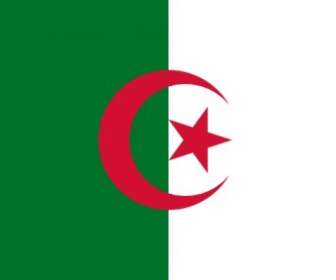 Flaga Algierii Clipart