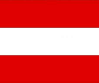 Bandera De Clip Art De Austria