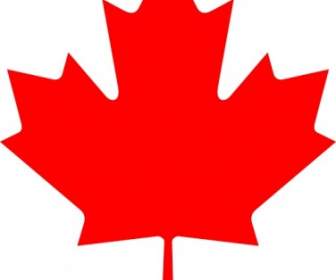 Bandeira Da Arte De Grampo De Folha Do Canadá