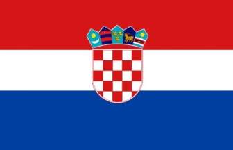 Cờ Của Croatia Clip Nghệ Thuật