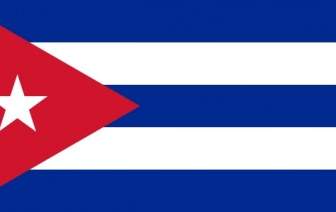 キューバ クリップアートの旗