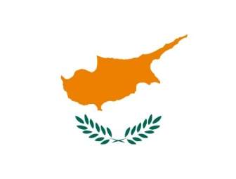 Bandera De Clip Art De Chipre