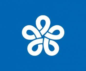 Flagge Von Fukuoka Präfektur ClipArt