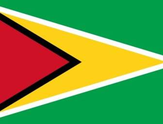 ガイアナ クリップアートの旗