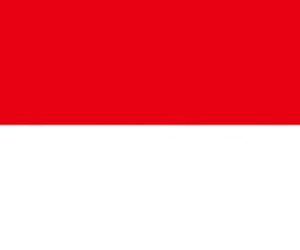 علم إندونيسيا قصاصة فنية