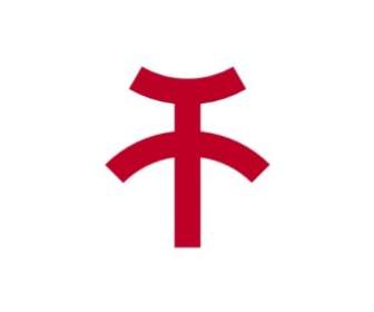 Flagge Von Kishiwada-Osaka-ClipArt
