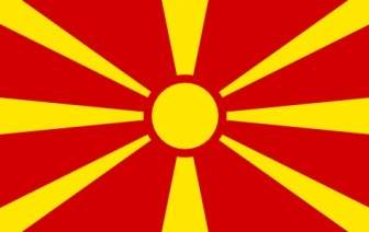 Flaga Macedonii Clipart