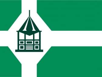 Flagge Von New Milford Connecticut ClipArt