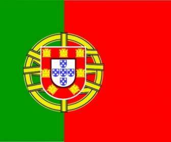 Bandeira Da Arte De Grampo De Portugal