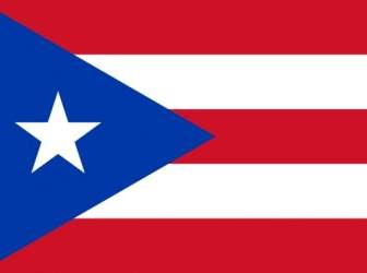 プエルトリコの旗をクリップアートします。