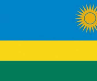 Flagge Ruanda ClipArt
