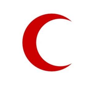 Flag Of The Red Crescent Clip Art