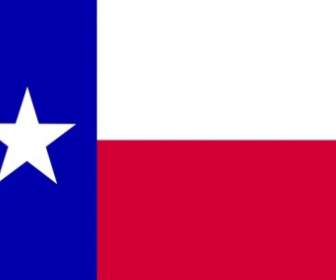 テキサス州の状態の旗をクリップアートします。