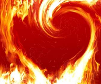 Flame Heartshaped Picture