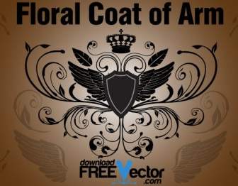 Floral Coat Of Arm