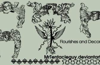 Flourishes And Decoration Free Vector