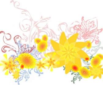 Kwitnące Kwiaty Clipart