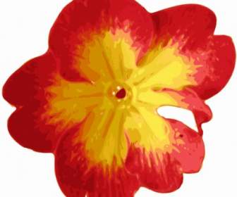Rote Blume Pedale ClipArt-Vektor-ClipArt-Kostenlose Vector Kostenloser