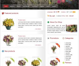 Flower Shop Template