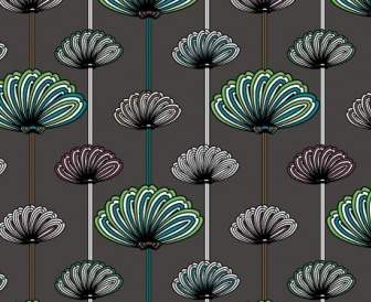 꽃 벽지 패턴